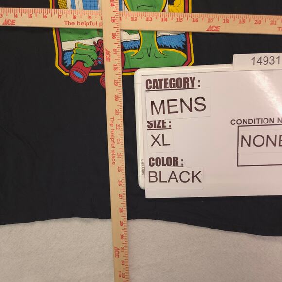 DOM Alien No Sign of Intelligent Life Anywhere T Shirt Mens Size XL Black - Picture 6 of 9